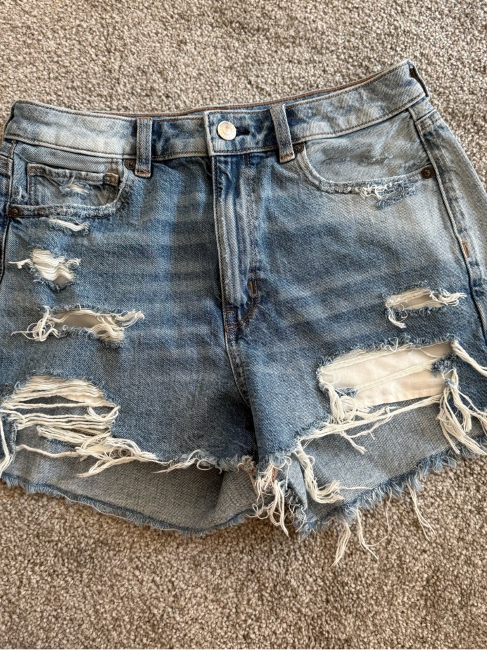 Distressed Mom Shorts Denim Women's Shorts 6 American Eagle